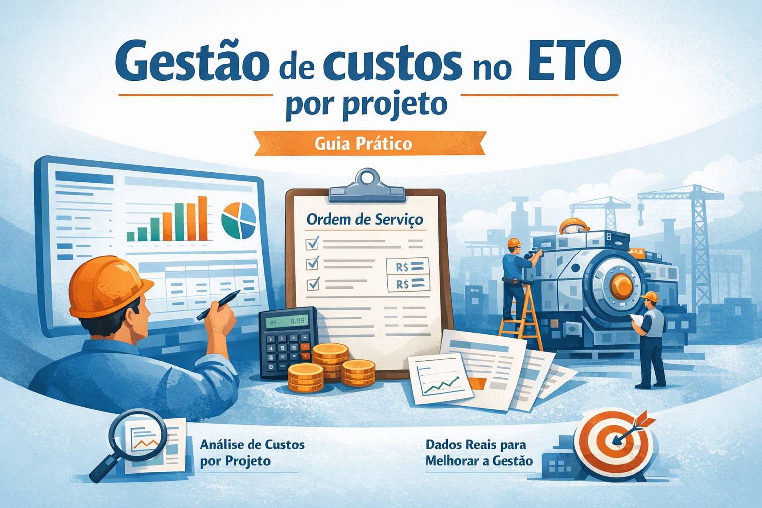 Como controlar custos por projeto na engenharia e fabricação sob encomenda
